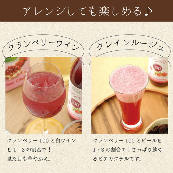 クランベリージュース 100％ ストレート クランベリー100 500ml 3本セット 順造選
