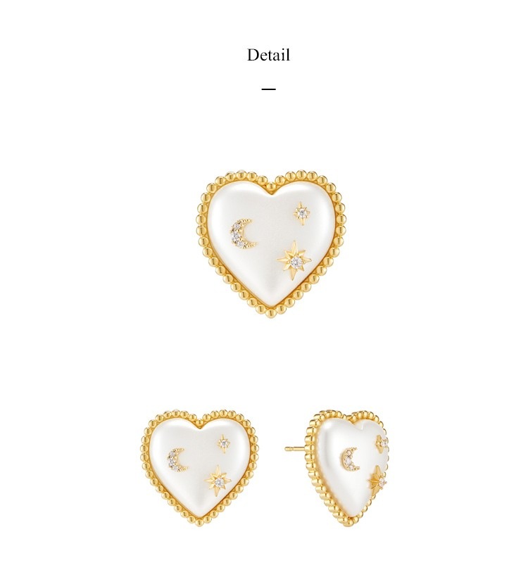 【TATIANA】Heart Milky way Pearl Earrings 韓国 ピアス TATIANA】Milky way Antique Pearl Earrings 韓国 ピアス