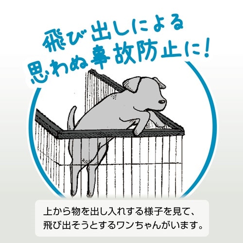 トイレのしつけが出来る ドッグルームサークル ゲージ ケージ ホワイト 白 ワイド専用屋根面 屋根の