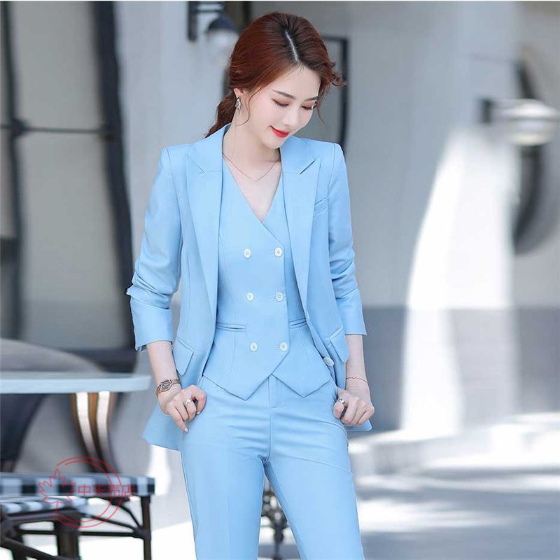パンツスーツ : レディース服 ジャケット+パンツ+ベスト... 正規品人気