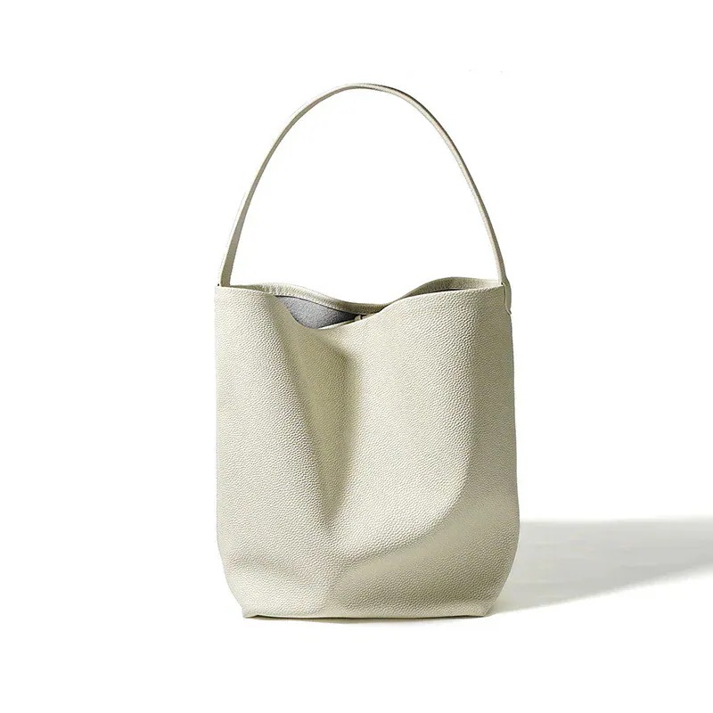 ソフト牛革バケツバッグ女性通勤大容量怠惰風シングル肩腋の下バッグ真皮女性バッグ工場卸売り ソフト牛革バケツバッグ女性通勤大容量怠惰風シングル肩腋の下バッグ真皮女性バッグ工場卸売り