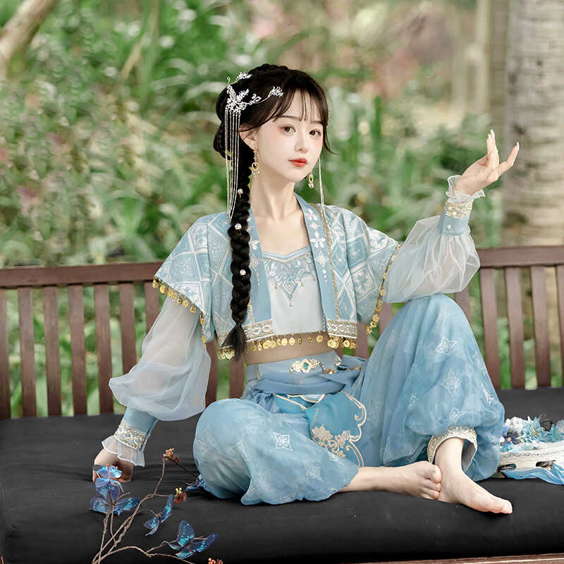 【フルセット】雲上旅人cos服敦煌西域民族セット夏服新茉莉姫 【フルセット】雲上旅人cos服敦煌西域民族セット夏服新茉莉姫