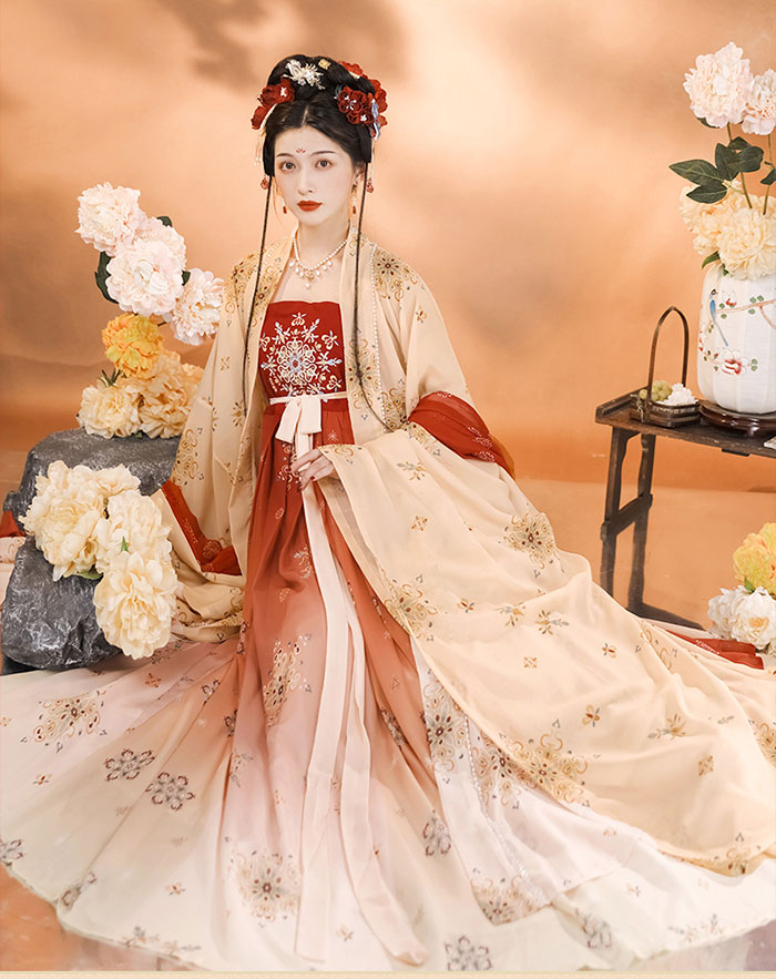 唐服 ドレス ハロウィン コスプレ 衣装 中華 民族衣装 仙女 コスチューム 素敵 刺繍 漢服 衣装 ふわふわ 可愛い 中華服 チャイナ服 ハロウィン コスプレ衣装 仮装 チャイナ風 COSPLAY