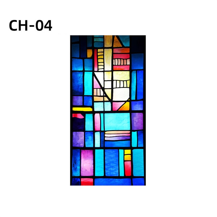 【1つ買うと10個無料】窓ガラス フィルム 断熱シート uvカットレトロ柄 目隠しシート 水で貼る 窓用 ステンドグラス 接着剤必要なし 貼ってはがせる uvカット 3D効果