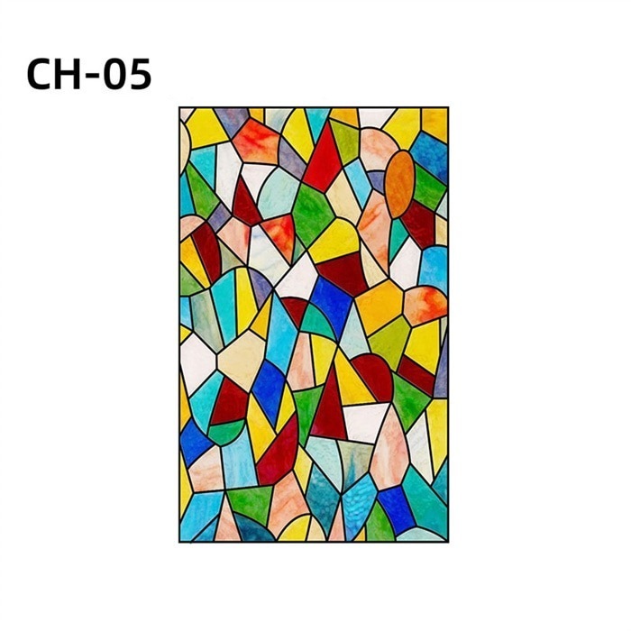 【1つ買うと10個無料】窓ガラス フィルム 断熱シート uvカットレトロ柄 目隠しシート 水で貼る 窓用 ステンドグラス 接着剤必要なし 貼ってはがせる uvカット 3D効果