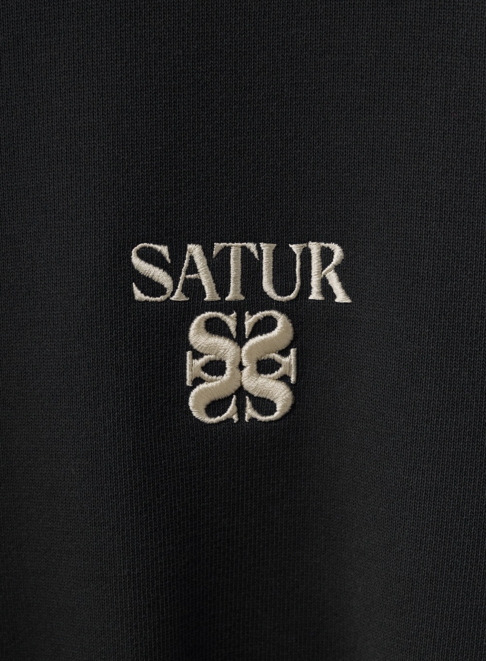 【SATUR】 LOREN CLASSIC LOGO BASIC SWEATSHIRT : CHARCOAL 【SATUR】 LOREN CLASSIC LOGO BASIC SWEATSHIRT : CHARCOAL