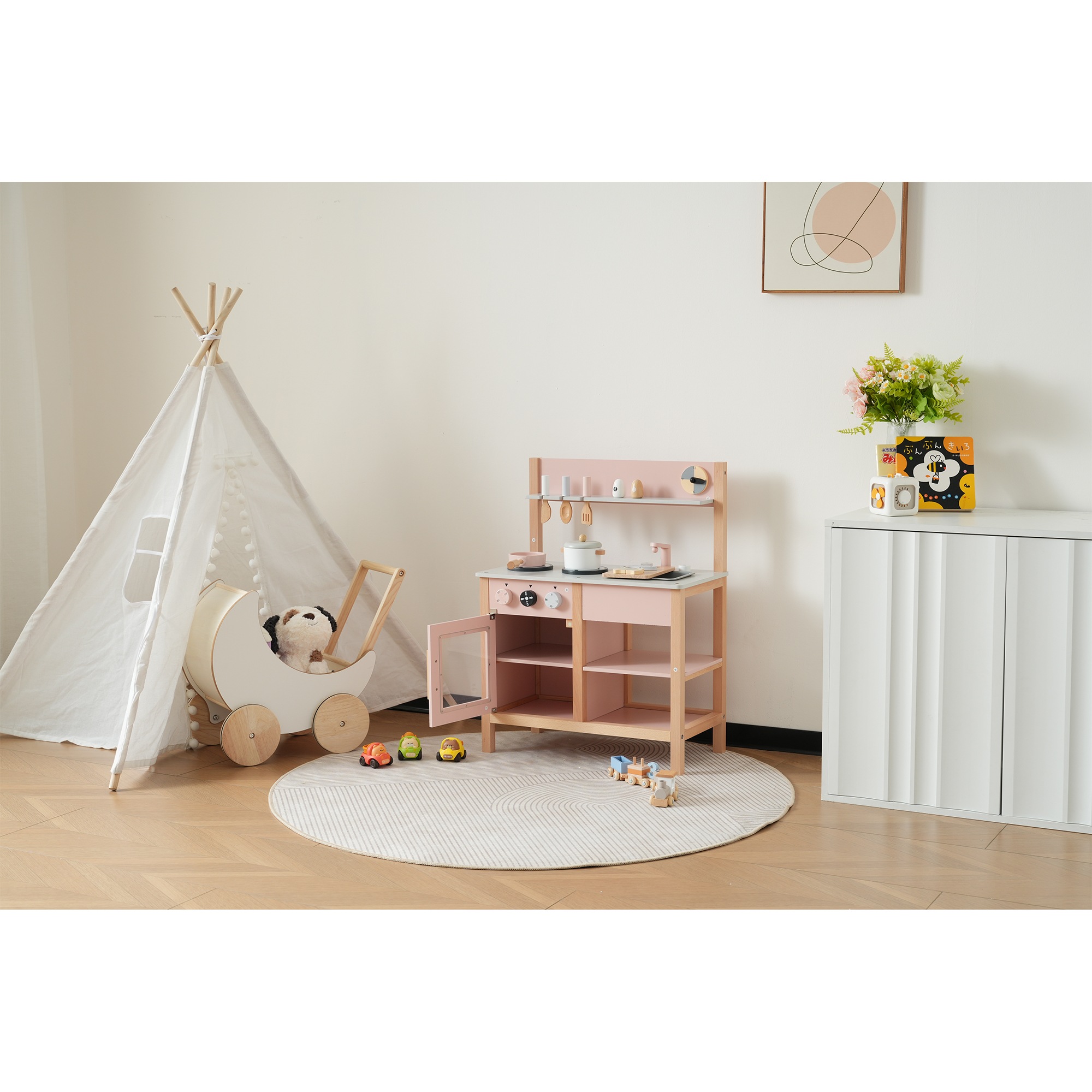 【国内発送,送.料無料】おままごとキッチン 木製 誕生日 台所 調理器具付 食材 知育玩具 コンロ ミニキッチン おもちゃキッチン【ピンク】 【国内発送,送.料無料】おままごとキッチン 木製 誕生日 台所 調理器具付 食材 知育玩具 コンロ ミニキッチン おもちゃキッチン【ピンク】