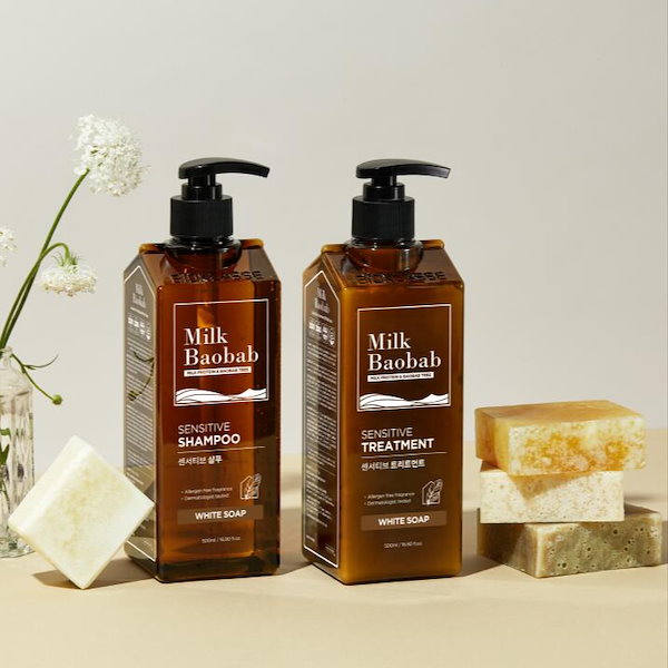 Qoo10] ミルクバオバブ 【SET】センシティブ 500ml シャ