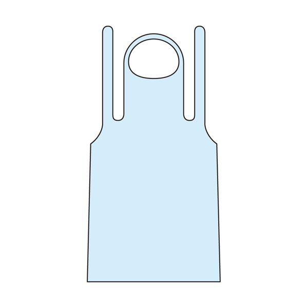 （まとめ） 川西工業ポリエチエプロン エコノミー フリーサイズ ピンク 4440 1箱（50枚） (×10セット)