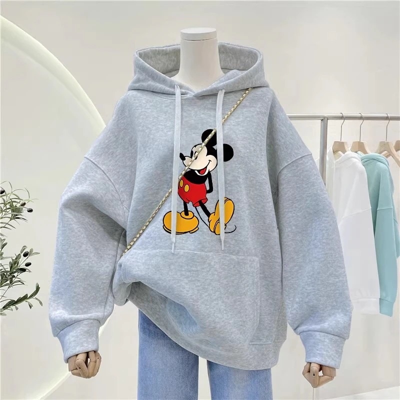 【1 つ購入すると 1 つ無料】2025新入荷 ディズニーパーカー ペアルックパーカー /レディースパーカー トレーナー ミッキー 長袖パーカー 薄手/裏起毛 ジャケット/大きいサイズ 多色32