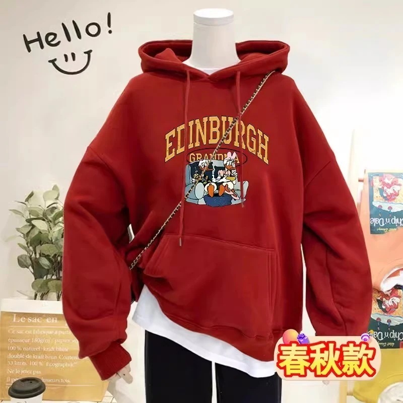 【1 つ購入すると 1 つ無料】2025新入荷 ディズニーパーカー ペアルックパーカー /レディースパーカー トレーナー ミッキー 長袖パーカー 薄手/裏起毛 ジャケット/大きいサイズ 多色32