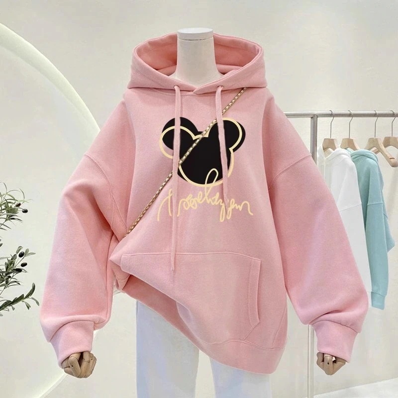 【1 つ購入すると 1 つ無料】2025新入荷 ディズニーパーカー ペアルックパーカー /レディースパーカー トレーナー ミッキー 長袖パーカー 薄手/裏起毛 ジャケット/大きいサイズ 多色32