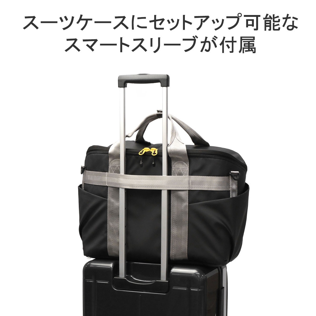 正規品2年保証 ボストンバッグ メンズ レディース 大容量 旅行 2WAY ダッフルバッグ 軽量 おしゃれ PC ビジネス 出張 ショルダー 耐水 抗菌 エクスサック スタイル QR9-29003