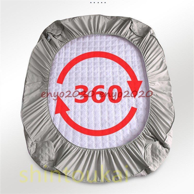 新品 insボックスシーツ 無地 マットレスカバー シングル ベッドカバー 綿 ベッドシーツ 厚手 敷きパッド キルティング 耐久耐用 四季通用 ホテル仕様