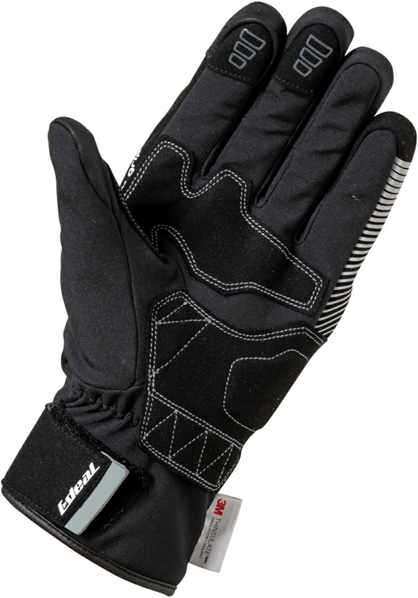山城(yamashiro) IDEAL アイディール バイク用 グローブ 秋冬モデル ID-110 SURGE (サージ) レッド Lサイズ ID110RD/L