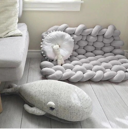 糸 手編みマット 太い 極太 編み物 手芸 ブランケット 超極太毛糸 80*100cm INS チャンキーニット 70*85CM 撮影道具