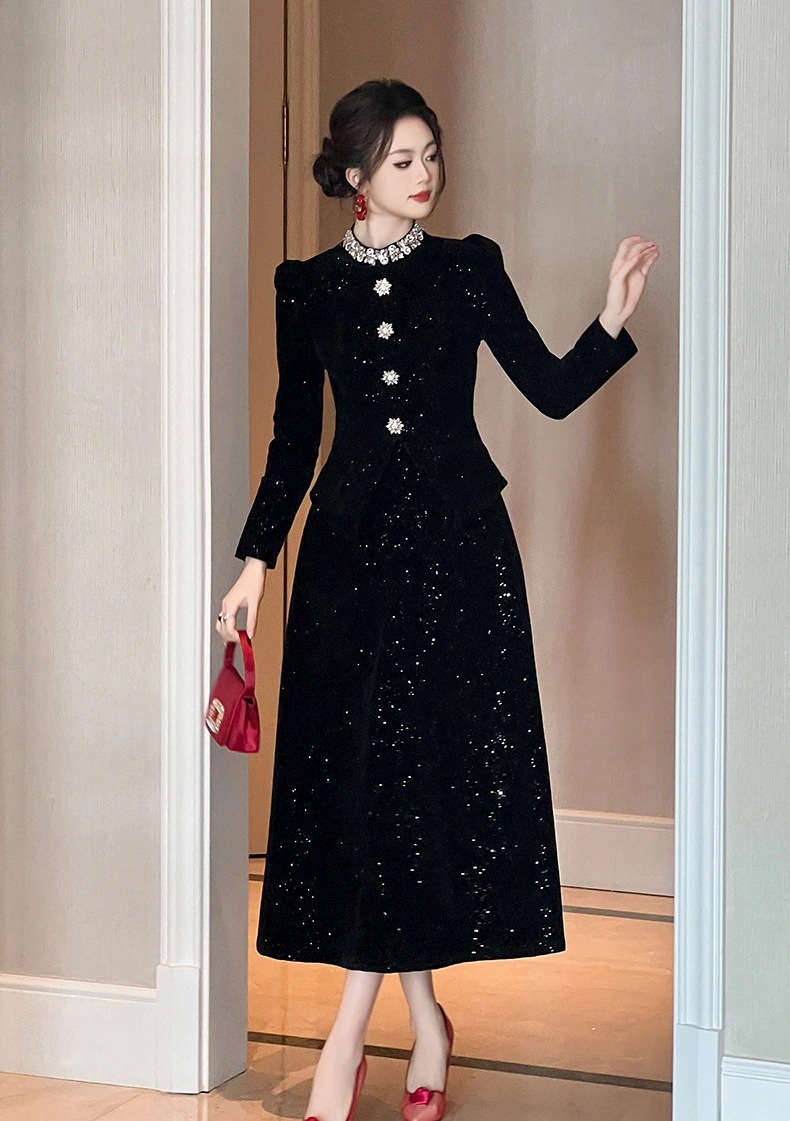 春 ダイヤモンド飾り キラキラ ワンピース ドレス パーティー キャバ 大人 同窓会 披露宴 卒業式 結婚式 演奏会 ウェディング 二次会 メガ割