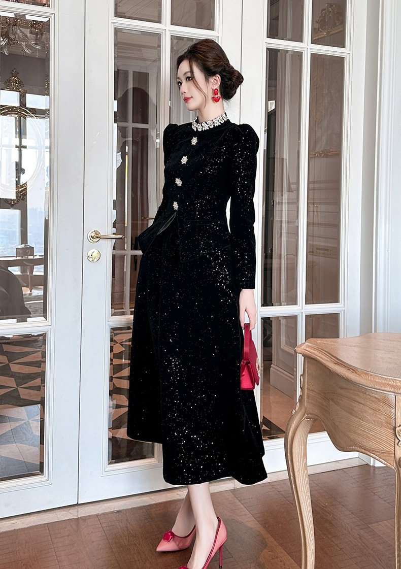 春 ダイヤモンド飾り キラキラ ワンピース ドレス パーティー キャバ 大人 同窓会 披露宴 卒業式 結婚式 演奏会 ウェディング 二次会 メガ割