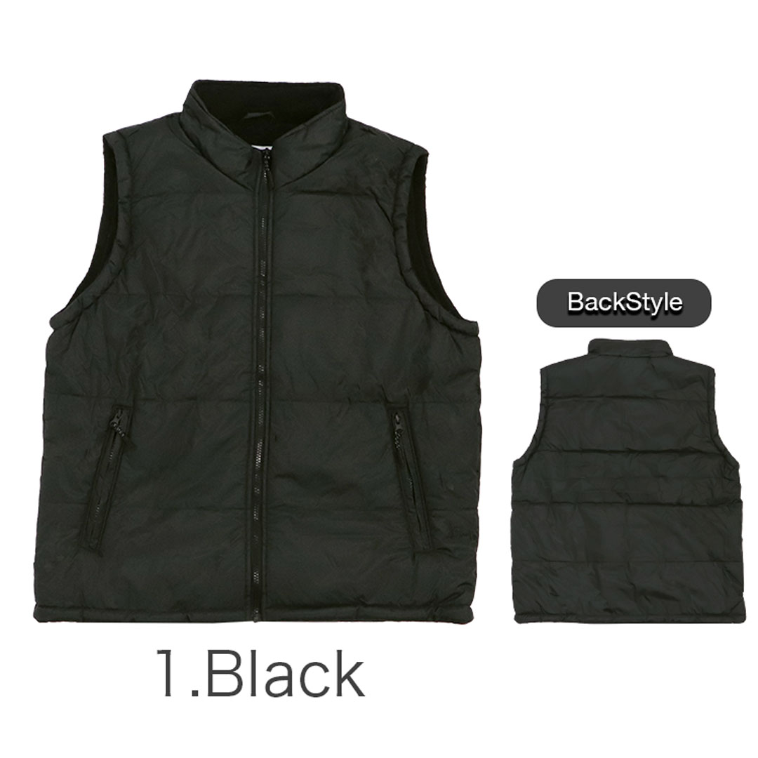 プロクラブ　中綿ベスト メンズ トップス アウター #125 ベスト 裏地フリース 秋 冬 防寒 ファッション ストリート ブランド 無地 迷彩 大きいサイズ