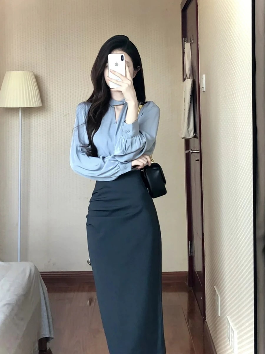 2025新品 大人気 日系 卒業式 ママ スーツ セットアップ 春と秋の女性の通勤プロのシャツ半身スカートファッション気質ツーピーススーツ セットアップ 2025新品 大人気 日系 卒業式 ママ スーツ セットアップ 春と秋の女性の通勤プロのシャツ半身スカートファッション気質ツーピーススーツ セットアップ