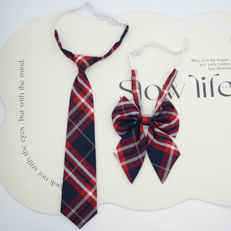 【1点ご購入 で10点プレゼントいたします】JKネクタイ女韓国版学院スタイル結び目なしリボン学生制服アクセサリー
