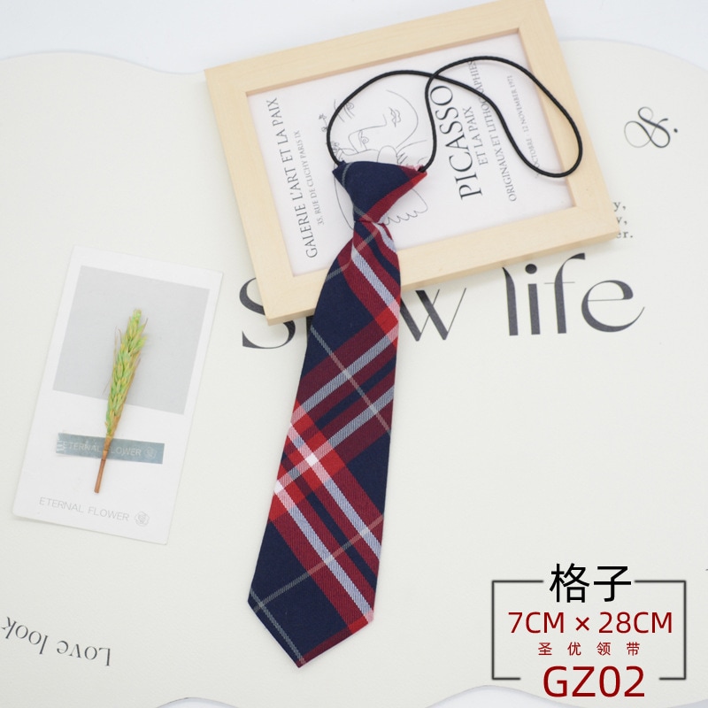 【1点ご購入 で10点プレゼントいたします】JKネクタイ女韓国版学院スタイル結び目なしリボン学生制服アクセサリー