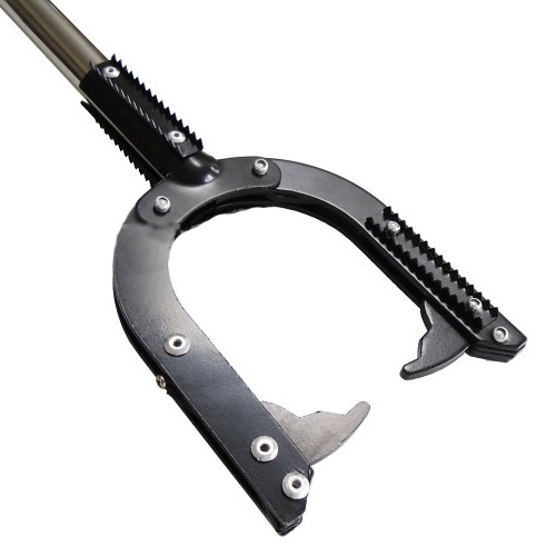 さすまた 足用 伸縮 さすまた 1.2-2m 刺股 サスマタ 護身 用品 グッズ 用具 防犯 セキュリティ 護身グッズ