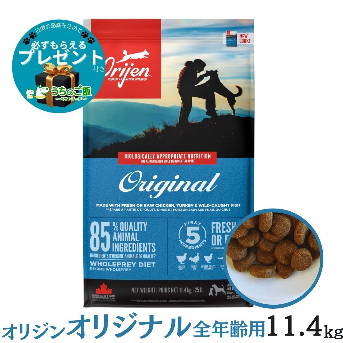 選べるプレゼント付き) オリジン レジオナルレッド ドッグ 11.4kg