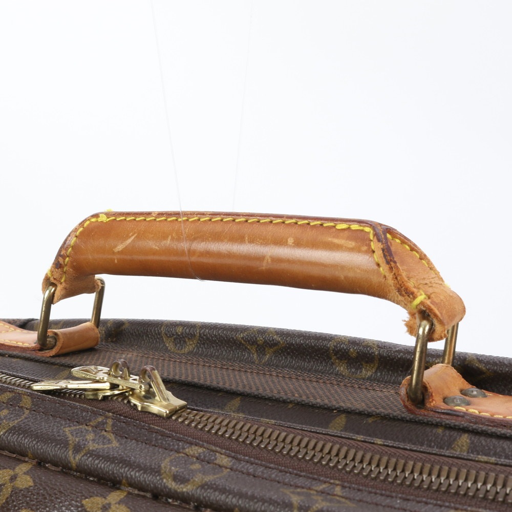 モノグラム サテライト53 M23356 レザー×コーティングキャンバス 2WAY スーツケース 斜め掛け キャリーケース バッグ 出張 旅行 トランク A4 メンズ RRE CP1-2 中古 モノグラム サテライト53 M23356 レザー×コーティングキャンバス 2WAY スーツケース 斜め掛け キャリーケース バッグ 出張 旅行 トランク A4 メンズ RRE CP1-2 中古