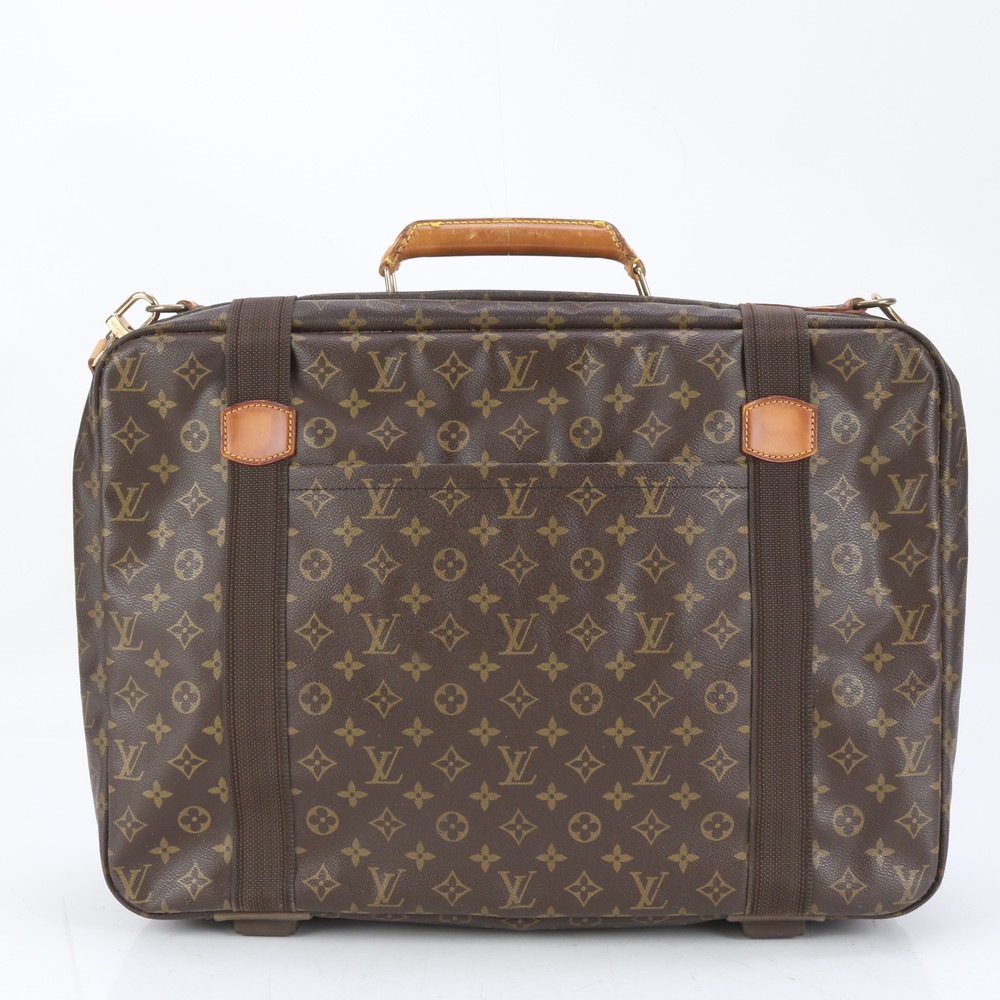 モノグラム サテライト53 M23356 レザー×コーティングキャンバス 2WAY スーツケース 斜め掛け キャリーケース バッグ 出張 旅行 トランク A4 メンズ RRE CP1-2 中古 モノグラム サテライト53 M23356 レザー×コーティングキャンバス 2WAY スーツケース 斜め掛け キャリーケース バッグ 出張 旅行 トランク A4 メンズ RRE CP1-2 中古