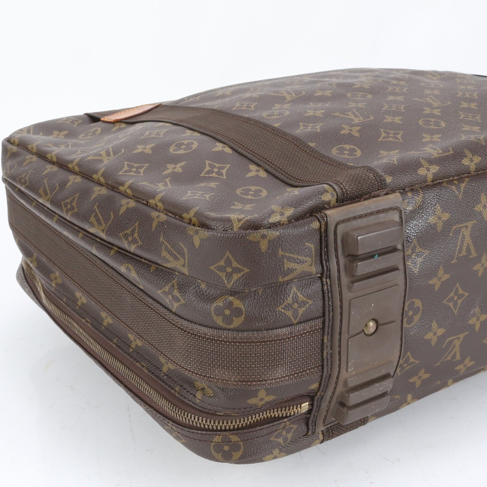 モノグラム サテライト53 M23356 レザー×コーティングキャンバス 2WAY スーツケース 斜め掛け キャリーケース バッグ 出張 旅行 トランク A4 メンズ RRE CP1-2 中古 モノグラム サテライト53 M23356 レザー×コーティングキャンバス 2WAY スーツケース 斜め掛け キャリーケース バッグ 出張 旅行 トランク A4 メンズ RRE CP1-2 中古