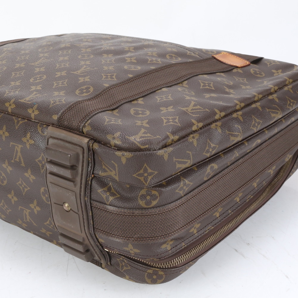 モノグラム サテライト53 M23356 レザー×コーティングキャンバス 2WAY スーツケース 斜め掛け キャリーケース バッグ 出張 旅行 トランク A4 メンズ RRE CP1-2 中古 モノグラム サテライト53 M23356 レザー×コーティングキャンバス 2WAY スーツケース 斜め掛け キャリーケース バッグ 出張 旅行 トランク A4 メンズ RRE CP1-2 中古