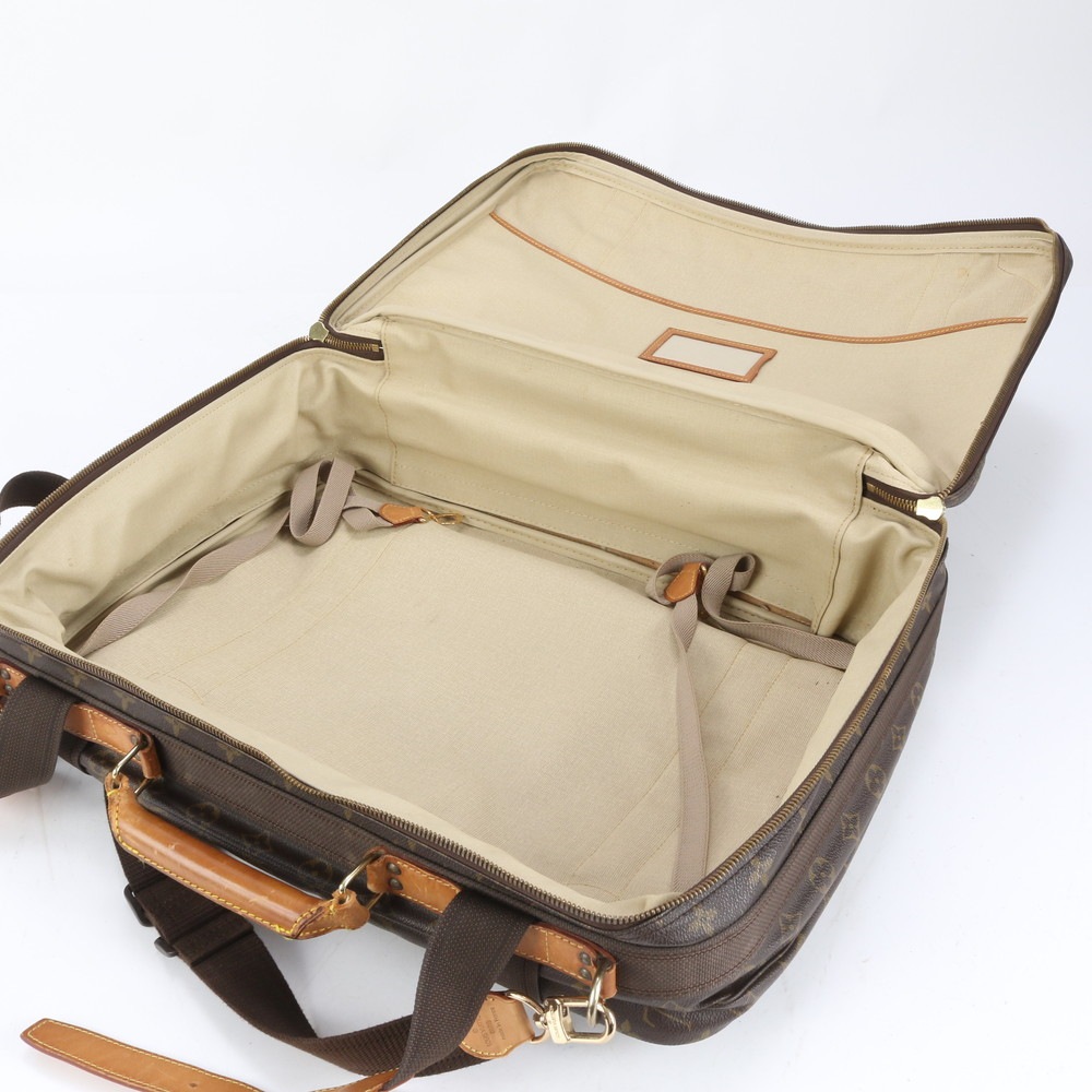 モノグラム サテライト53 M23356 レザー×コーティングキャンバス 2WAY スーツケース 斜め掛け キャリーケース バッグ 出張 旅行 トランク A4 メンズ RRE CP1-2 中古 モノグラム サテライト53 M23356 レザー×コーティングキャンバス 2WAY スーツケース 斜め掛け キャリーケース バッグ 出張 旅行 トランク A4 メンズ RRE CP1-2 中古