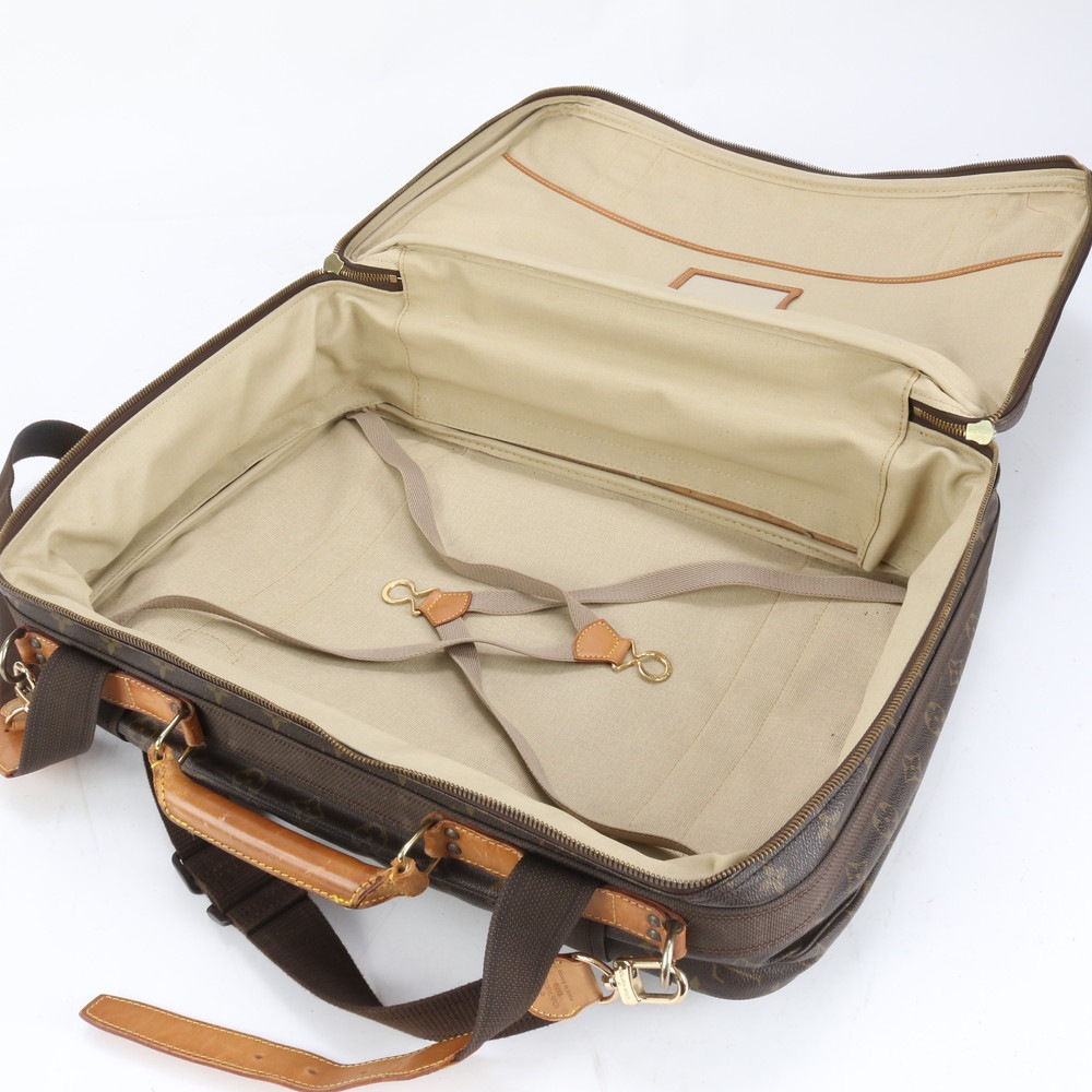 モノグラム サテライト53 M23356 レザー×コーティングキャンバス 2WAY スーツケース 斜め掛け キャリーケース バッグ 出張 旅行 トランク A4 メンズ RRE CP1-2 中古 モノグラム サテライト53 M23356 レザー×コーティングキャンバス 2WAY スーツケース 斜め掛け キャリーケース バッグ 出張 旅行 トランク A4 メンズ RRE CP1-2 中古