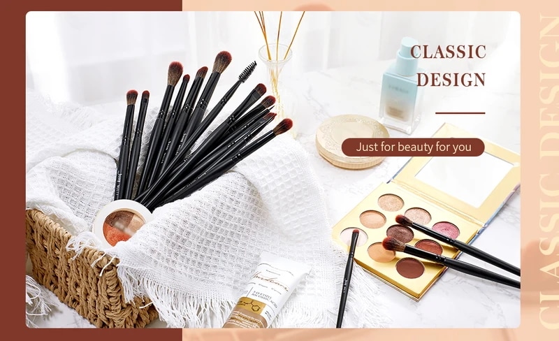 Jesup-メイクブラシセット,人工毛,高精度,アイシャドウ,コンシーラー,アイライナー,t272, 16個