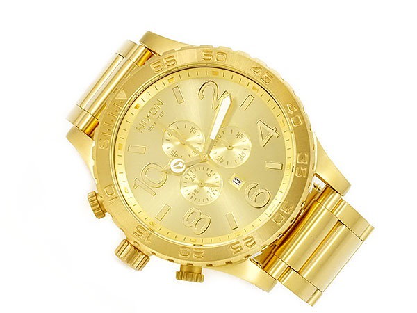 ニクソン NIXON 腕時計 クロノグラフ A083-502 ゴールド腕時計(アナログ)