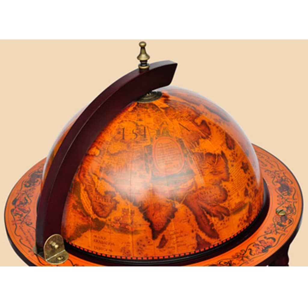 地球儀型バー ワインスタンド ユーカリ材