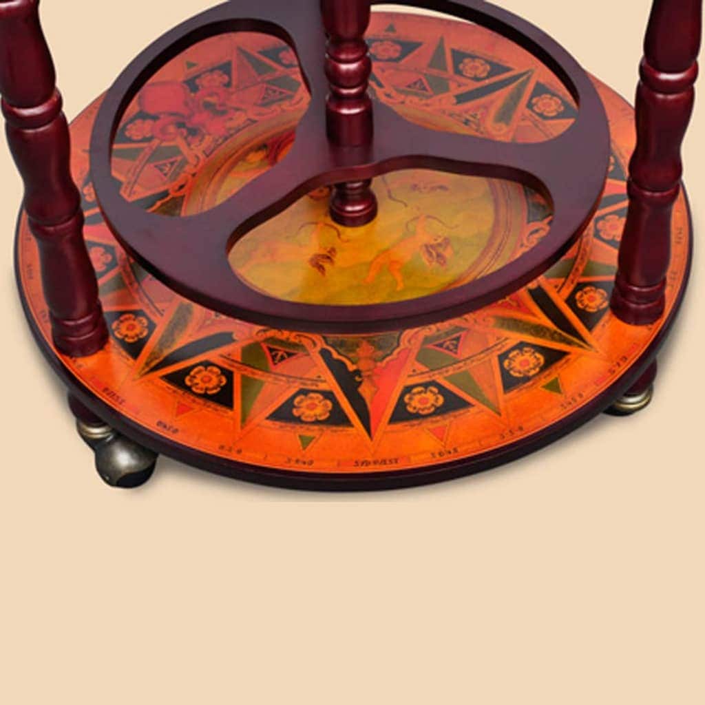 地球儀型バー ワインスタンド ユーカリ材