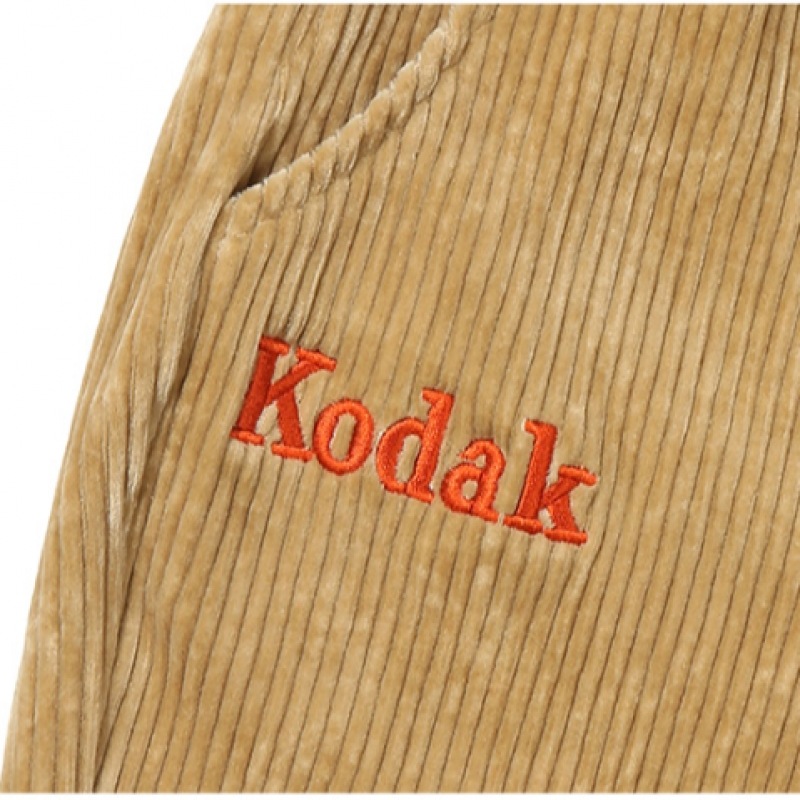 KODAK★W's コダカラーロゴコーデュロイジョガーパンツ_3色 KODAK Apparel コーダカラー ロゴ コーデュロイジョガーパンツ