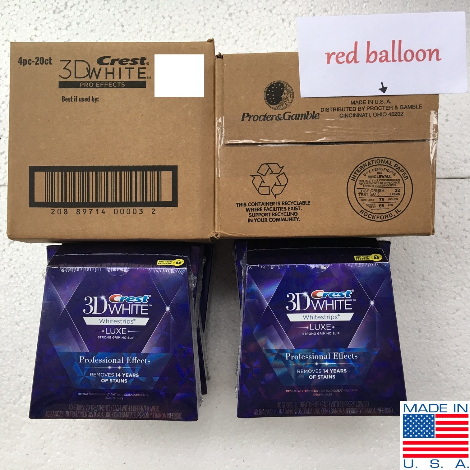 【２箱セット】3Dホワイトストリップ 40枚（計80枚 40回分）