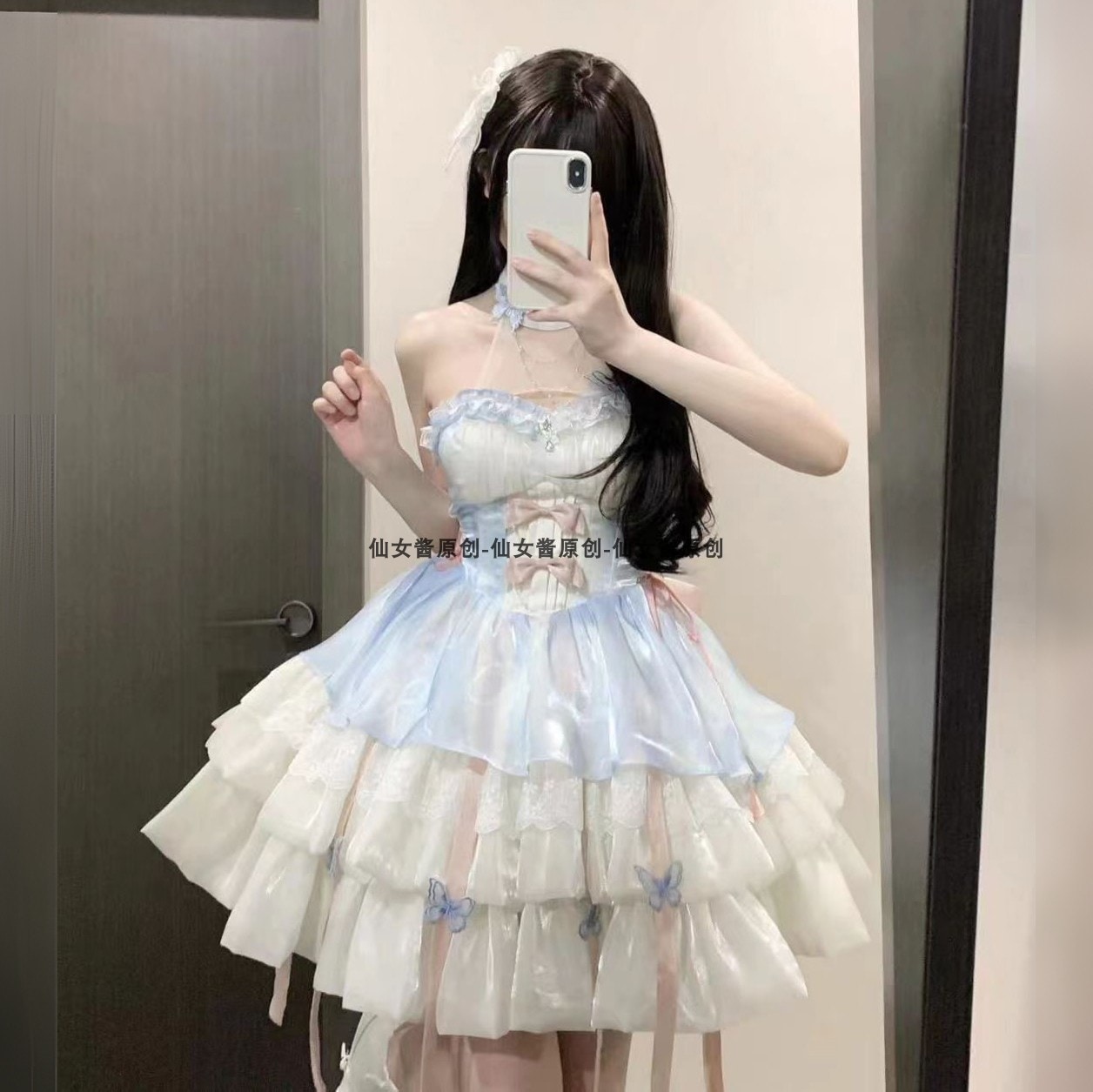 神の約束のロリータスカート花の結婚バレエスタイルプリンセス大人の誕生日プレゼントショートスカートコスロリータドレス