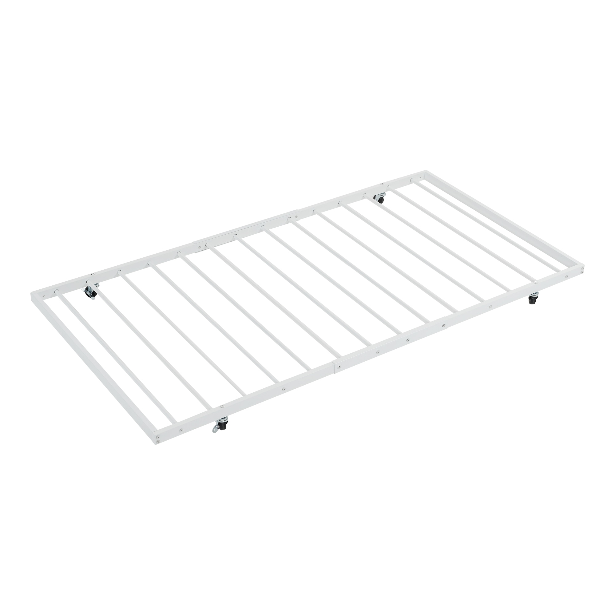 [レビュー投稿で 100 ポイント返還]【新品】195*97cm収納パイプベッド北欧風シングルスチール耐震子供部屋ベッド送.料無.料SDG