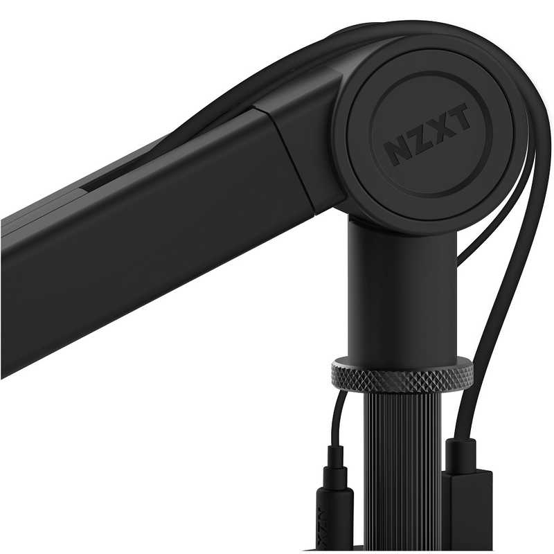 NZXT　低ノイズ回転式マイクアーム NZXT ブラック　APBOOMAB1