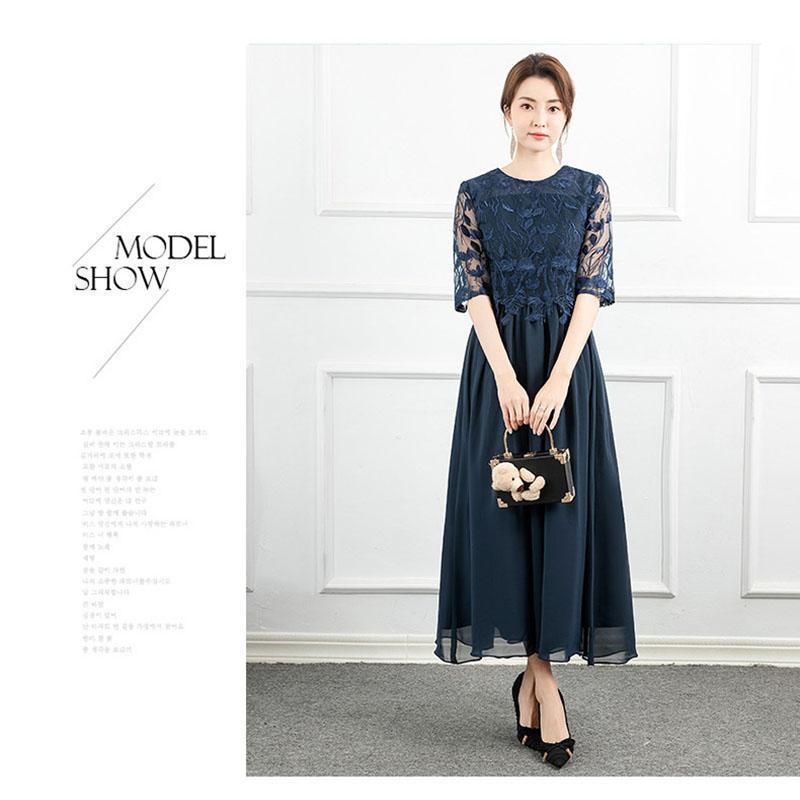 【即納】パーティードレス 大きいサイズ 結婚式 服装 七分袖 レース ワンピース 二次会 お呼ばれ 発表会 フォーマル20代 30代 40代 50代 【即納】パーティードレス 大きいサイズ 結婚式 服装 七分袖 レース ワンピース 二次会 お呼ばれ 発表会 フォーマル20代 30代 40代 50代