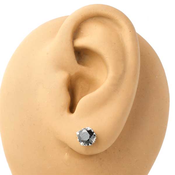 アルテミスキングス ARTEMIS KINGS フローラル シルバー スタッド ピアス アクセサリー ブラックキュービック 1個売り シルバー 925 スターリングシルバー AKE0065 アルテミスキングス ARTEMIS KINGS フローラル シルバー スタッド ピアス アクセサリー ブラックキュービック 1個売り シルバー 925 スターリングシルバー AKE0065