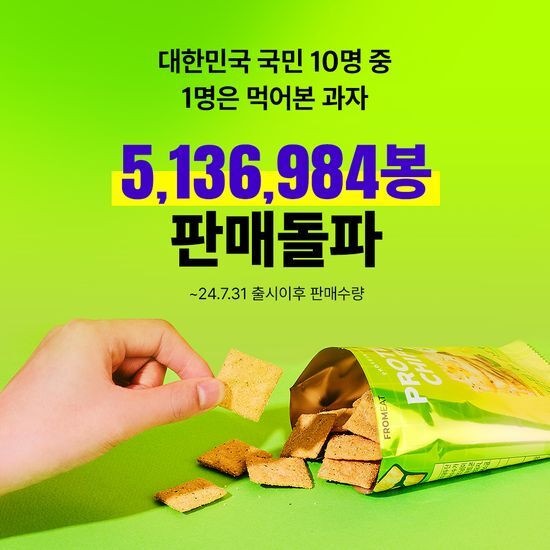 合計12袋 - [Fromeat]トプロテインチップ6種 - 2セット 合計12袋 （チリバーベキューオニオンランチハニーガリックコンソメクワトロチーズ明太子）