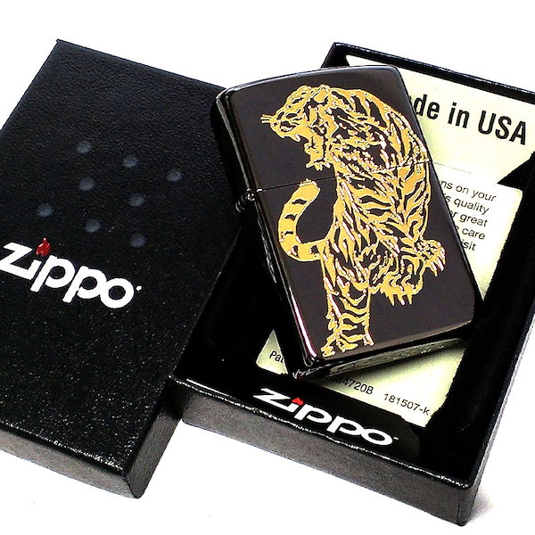 Qoo10] ジッポー ZIPPO ライター 和柄 虎 ジッポ