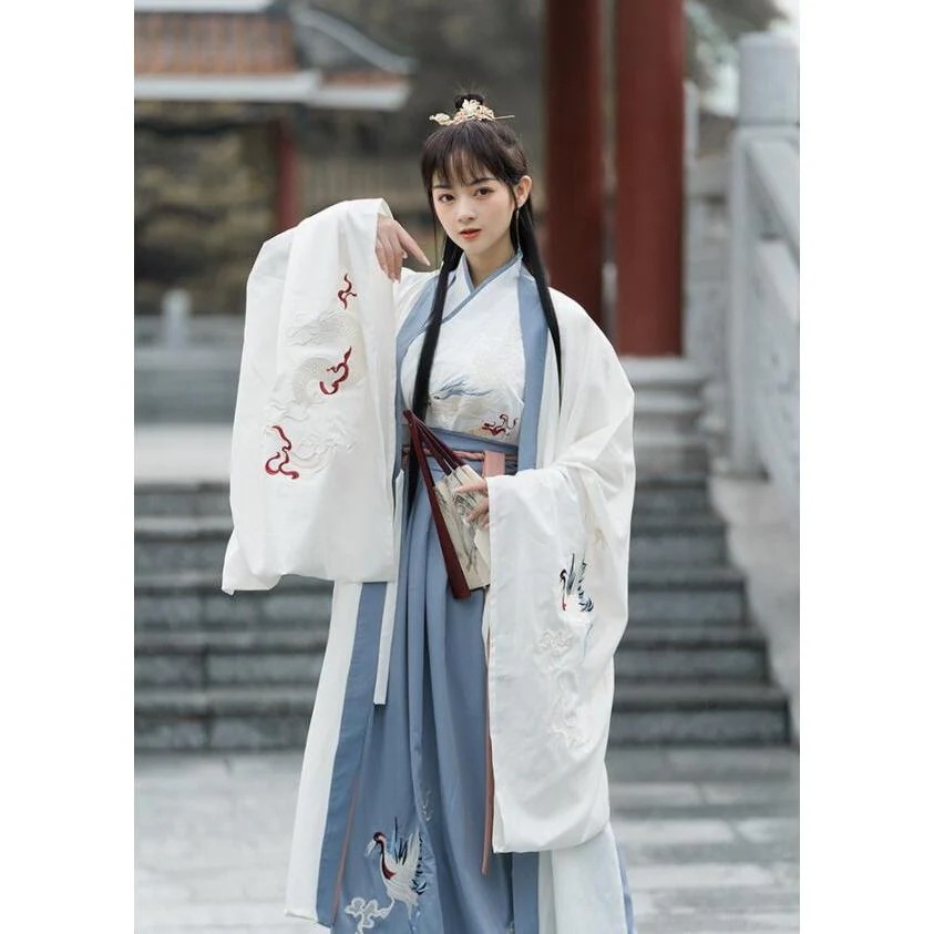 チャイナ服 2点セット 3点セット 中華コスプレ衣裳 メンズ レディース ユニセックス 漢服 唐装 交差襟 上下セット 龍 鶴 エスニック 刺しゅう 華流 コスプレ 振とても安い