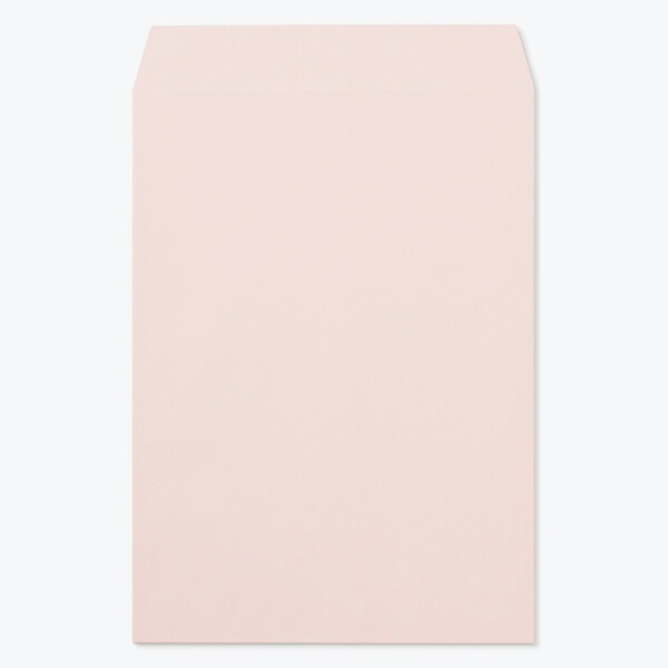 [ケース販売] 山櫻 封筒 角2 スミ貼 ミエナイピンク 紙厚100g 郵便枠ナシ 500枚 / 透け防止加工 A4用 無地 郵便番号枠なし 00534082-0500