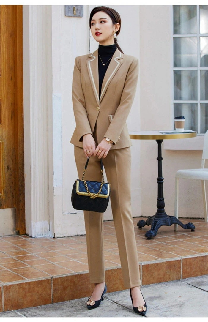 レディースセットアップ オールインワン パンツスーツ 長袖 無地トップスとロングパンツ2点セット 通勤パンツスーツ 二次会 披露宴0代 フォーマル 入学式 卒業式 ジャケット パンツ オフィス パンツ レディースセットアップ オールインワン パンツスーツ 長袖 無地トップスとロングパンツ2点セット 通勤パンツスーツ 二次会 披露宴0代 フォーマル 入学式 卒業式 ジャケット パンツ オフィス パンツ